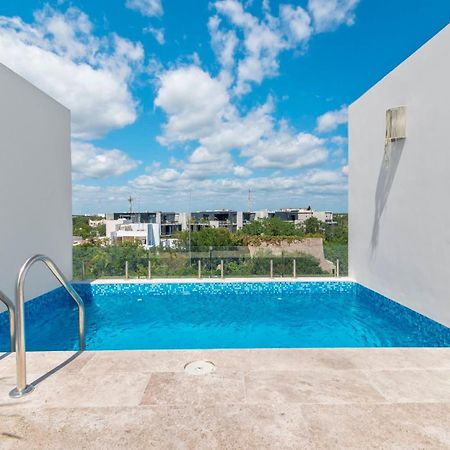 Ferienwohnung Serenity In The Sky - Studio With Rooftop And Plunge Pool Tulum Exterior foto